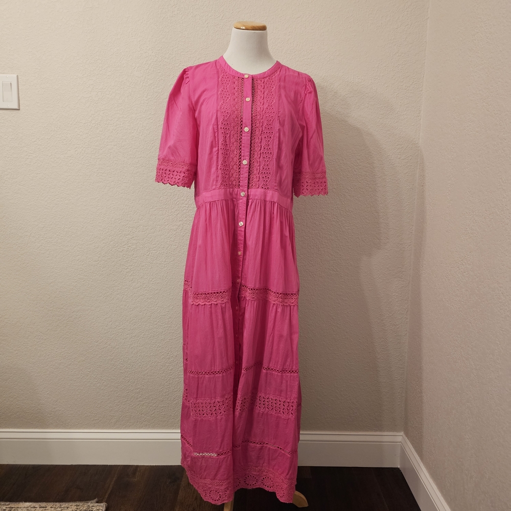 GAP Pink Eyelet Dress